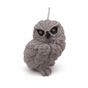 Handcrafted Owl Shaped Candle – Decorative Wax Figurine | Home Décor, Gifting & Festive Lighting