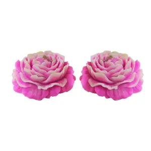 Decorative Rose Candle Set – Hand-Poured Soy Wax Floral Candles for Home & Celebrations